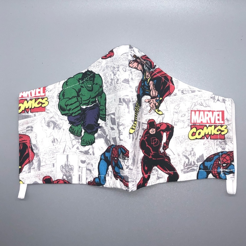Marvel comics super hero fabric face mask
